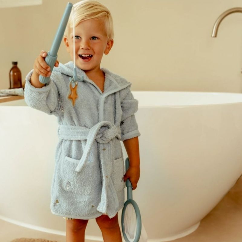 Image d'ambiance de présentation du produit Jeu de bain pêche à la ligne Bleu - Little Dutch
